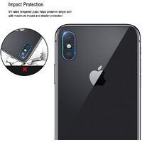 2x Screen Protector Nuglas Clear Tempered Glass iPhoneX/Xs/Xs Max Camera Lens 