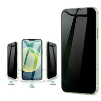 Nuglas 2xScreen Protector Flat Clear Privacy Tempered Glass For iPhone 12 Mini