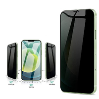 Nuglas 2x Screen Protector Flat Clear Privacy Tempered Glass iPhone12 Pro Max