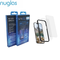 2x Screen protector Nuglas Tempered Glass for IPhone 14 Pro with applicator