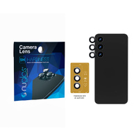 Camera Lens Screen Protector Temperate Glass Nuglas Galaxy S24FE Black 1 Pack