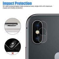 Screen Protector Nuglas Clear Tempered Glass For iPhone 8/7/6/6s Plus Camera lens