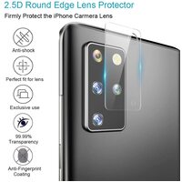 Screen Protector Nuglas Clear Tempered Glass For Samsung Note20 ultra/Note20 Ultra 5G Camera lens