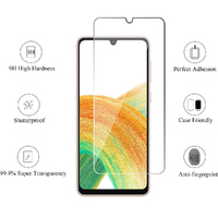 Screen Protector Nuglas Full Cover Flat Tempered Glass For Galaxy A14 5G