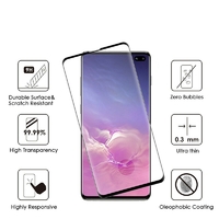 Screen Protector Nuglass Tempered Glass 3D Full Cover Curved Edge For Galaxy S10 Plus 