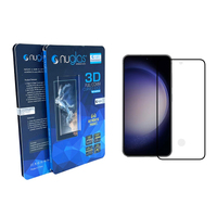 Nuglas Screen Protector 3D Full Cover Tempered Glass Samsung GalaxyS23 Black