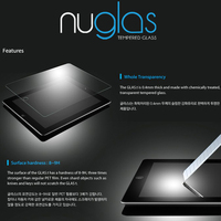 Screen Protector Nuglas Tempered Glass Ultra Slim For iPad 2/ 3/ 4 Crystal Clear