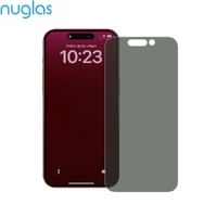 Screen Protector Nuglas Full Cover Privacy Tempered Glass iPhone 15 Pro Max/15 Plus