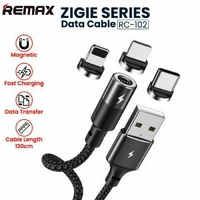 Phone Cable REMAX Lightning Micro USB Type-C Magnetic Design And Double-sided USB Plug 