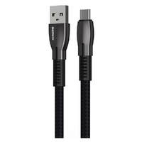 Phone Cable Gonro Series Micro USB 2.4A Rigid Flexible Durable Data Cable Black