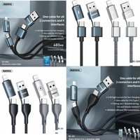 Phone cable REMAX 4 in 1 Lightning Micro USB Type-C Fast Charging  Cable 