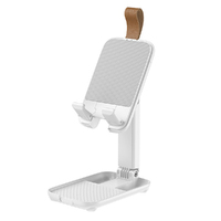 Desktop Stand REMAX Multifunctional Mini Telescopic Folding For Phone Pad  White