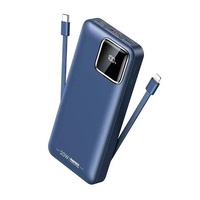 Power Bank REMAAX Suji Series PD20W+QC22.5W Fast Charging 10000mAh RPP-500 Blue