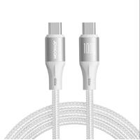 Phone Cable Joyroom Type-C  to Type-C 3.0M 100W Fast Charge Data Cable White