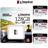 Kingston Micro SD High-Endurance 32GB 64GB 128GB for Mobile Phone Security Body and Dash Cams