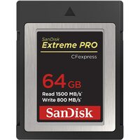 SanDisk CF Card Extreme PRO 64 GB CFexpress Type B Card for 4K VIDEO 1500MB/s SDCFE-064G