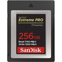 CF Card SanDisk Extreme PRO 256 GB CFexpress Type B Card for 4K VIDEO 1700MB/s