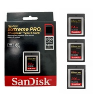 SanDisk CF Card Extreme PRO 64GB 128GB 256GB 512GB CFexpress Type B Card for RAW 4K VIDEO 1700MB/s