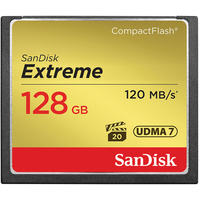 SanDisk Extreme 128GB CF Card Compact Flash 120MB/s Camera DSLR Memory Card SDCFXSB-128G