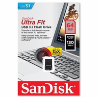 SanDisk USB 3.1 64GB Ultra Fit USB Flash Drive Memory Stick PC 130MB/s SDCZ430-064G