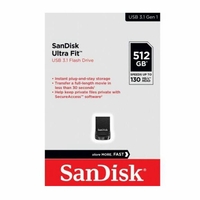 USB Drive 3.1 512GB Sandisk Ultra Fit CZ430 USB Flash Drive Memory Stick PC 130MB/s