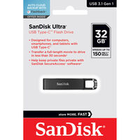 USB SanDisk Ultra 32GB Type-C Flash Drive Memory Stick | SDCZ460-032G
