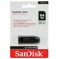 USB Drive 3.0 64GB SanDisk Ultra USB Flash Drive Memory Stick Pen PC MAC CZ48 130MB/s