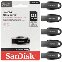 USB Flash Drive 32GB 64GB 128GB 256GB 512GB SanDisk Ultra Curve USB 3.2 Memory Stick Pen 