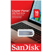SanDisk USB 2.0 Flash Drive 16GB Memory Stick Pen PC Mac USB Cruzer Force SDCZ71-016G