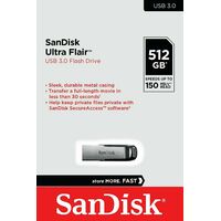 SanDisk USB 3.0 Ultra Flair 512GB Flash Drive PC Memory Stick 150MB/s SDCZ73-512G