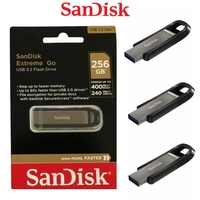 SanDisk USB 3.2 Flash Drive Extreme Go 64GB 128GB 256GB Fast Memory Stick CZ810
