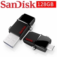 SanDisk OTG USB Drive Ultra 128GB Dual OTG USB Flash Drive Memory Stick SDDD2-128G