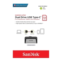 Type-C USB Drive SanDisk Ultra 256GB Dual Type-C USB Flash Drive Memory Stick PC MAC SDDDC2-256G