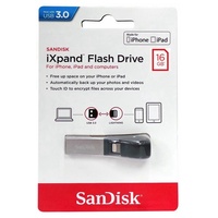 SanDisk iXpand Flash Drive 16GB USB 3.0 Flash Drive Memory Stick For iPhone iPad PC SDIX30C-016G