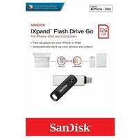 SanDisk iXpand Flash Drive 128GB USB 3.0 Flash Drive Memory Stick For iPhone iPad PC