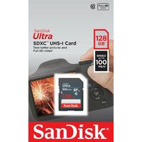 SanDisk 128GB SD Card SDXC Ultra Class 10 DSLR Video Camera Memory Card 100mb/s