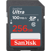 SanDisk 256GB SD Card SDXC Ultra Class 10 DSLR Video Camera Memory Card 100mb/s 