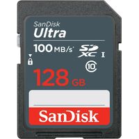 SanDisk 128GB SD Card SDXC Ultra Class 10 DSLR Video Camera Memory Card 100mb/s AU