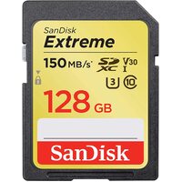 SanDisk Extreme 128GB SD Card SDXC UHS-I 150MB/s Camera DSLR Memory Card SDSDXV5-128G