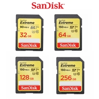 SanDisk Extreme SD Card SDHC UHS-I 90MB/s Camera DSLR Memory Card SDSDXVE