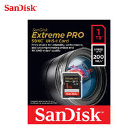 Sandisk Extreme PRO SD 1TB Memory Card DSLR 4K UHD Video Camera SDSDXXD-1T00 200Mb/s