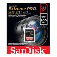 Sandisk Extreme PRO SD 256GB Memory Card DSLR 4K UHD Video Camera SDSDXXD-256G
