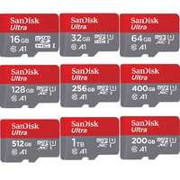 SanDisk Ultra Micro SD Card SDHC SDXC A1 UHS-I Mobile Phone TF Memory Card SDSQUA4