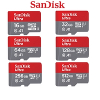 Micro SD Card SanDisk 16GB 32GB 64GB 128GB  256GB 512GB Ultra Class10 Mobile Phone Card 