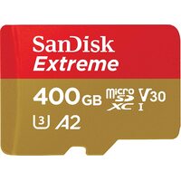 SanDisk Extreme 400GB Micro SD Card SDXC UHS-I Action Camera GoPro Memory Card 4K U3 160Mb/s A2