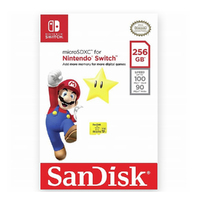 SanDisk 256GB Nintendo Licensed Micro SD Card SDXC UHS-I TF Memory Card For Nintendo Switch SDSQXAO-256G