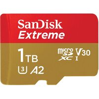 SanDisk Extreme Micro SD 1TB Memory Card Dash Action Cam 190Mb/s SDSQXAV-1T00