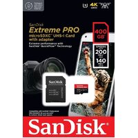 SanDisk Extreme Pro Micro SD 400GB Memory Card Dash Cam 200MB/s SDSQXCD-400G