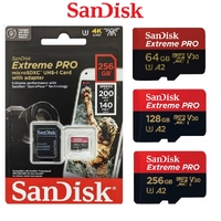 SanDisk Extreme Pro Micro SD 64GB 128GB 256GB Memory Card Dash Cam 200MB/s