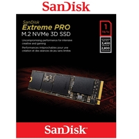 SSD M.2 1TB Sandisk Extreme PRO NVMe 3D Solid State Drive SDSSDXPM2-1T00 3,400MB/s